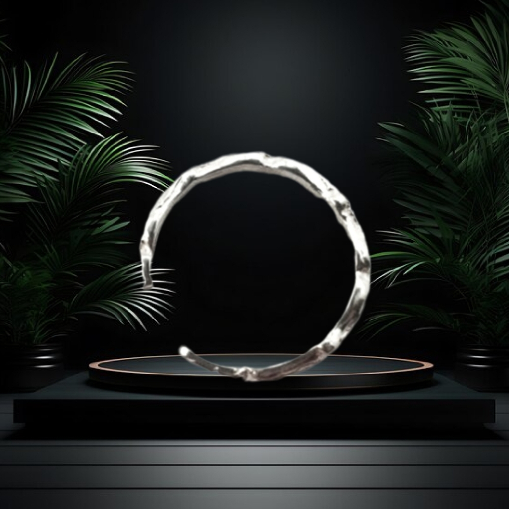 Sterling Silver Wave Shape Adjustable Toe Ring. - image 6